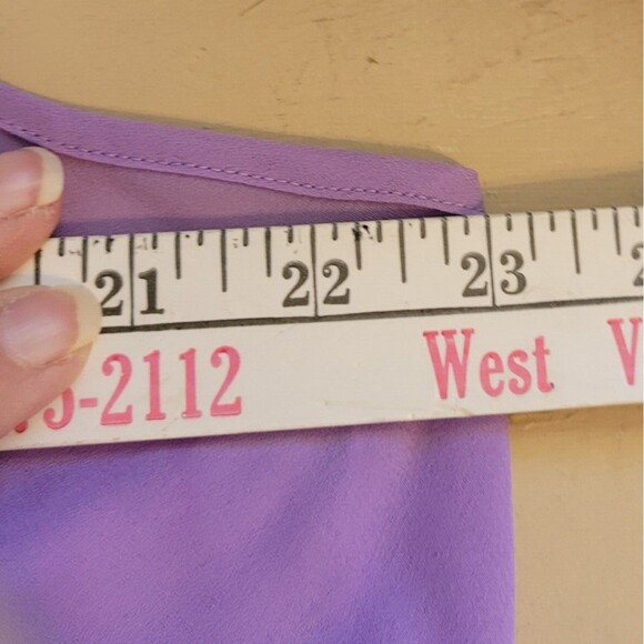 Lane Bryant Nightgown Dress Womens 16 Lavender Lace Trim Midi Sleepwear - Picture 6 of 9